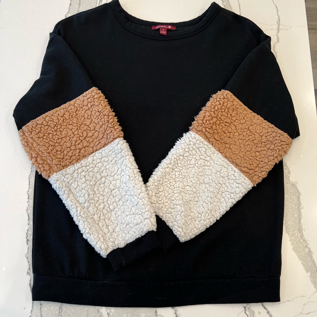 Fuzzy Crew Neck